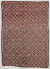 Semi-Antique Turkish Djidjim Rug: 7' x 9'8" (213 x 295 cm)