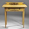 Diminutive Yellow Paint-decorated Dressing Table