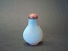 ANTIQUE Chinese Opa Camel Glass snuff bottle, 2 1/4" high