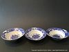 Three Fine Chinese Blue and White Bowls