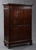 French Empire Style Carved Mahogany Granite Top Se