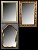 Three Contemporary French Parcel Gilt Mirrors, 20t
