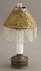 Newcomb College Conical Pierced Brass Shade, c. 19