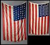 Two American Forty-Five Star Cotton Flags, 1896-19