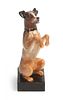 A Royal Doulton Porcelain Dog Height 8 1/2 inches.