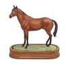 A Royal Worcester Porcelain Horse, Doris Lindner Width 9 1/4 inches.