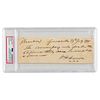 William Henry Harrison Autograph Document Signed