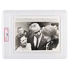 Kennedy Assassination: Jacqueline Kennedy and Lyndon B. Johnson Original &#39;Type III&#39; Wire Photograph