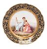 * A Continental Porcelain Cabinet Plate Diameter 9 1/4 inches.