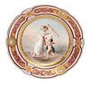 * A Royal Vienna Cabinet Plate Diameter 8 3/8 inches.
