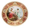 * A Royal Vienna Cabinet Plate Diameter 9 1/2 inches.