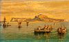 * Consalvo Carelli, (Italian, 1818-1910), Italian Boating Scenes (two works)