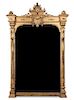 * A Victorian Giltwood Pier Mirror 85 x 52 inches.