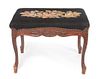 * A Louis XV Style Walnut Ottoman Width 24 inches.