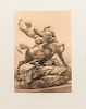 * A Collection of Six French Prints of Classical Statues Largest: 9 x 11 inches.