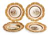 * A Set of Three Doulton Porcelain Game Plates Diameter 9 1/4 inches.