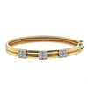 Tiffany & Co Diamond Gold Bangle Bracelet
