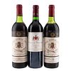 Lote de Vinos Tintos de Francia. Château Fourcas Hosten. En presentaciones de 750 ml. Total de piezas: 3.