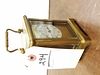 FRENCH CARRIAGE CLOCK 4 1/2"H X 3"W X 2 1/2"D