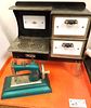 TRAY EMPIRE METAL WEAR CO. TOY STOVE SEWING MACHINE