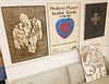 LOT 4 FRAMED POSTERS- ITALY THE NEW DOMESTIC LANDSCAPE '72, MODERNA MUSEET '66, THE MUSEUM OF MODERN ART SURREALISM '68 ETC