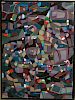 Lois Foley (VT 1936-2000) Abstract o/c  24 x 28" signed lower right dated 1986