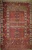late 19th c Tekke or Ersari hatchlou prayer rug (see Oriental Rugs by Janice Herbert plate 78. p 111