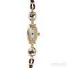 14kt Gold and Essex Crystal Watch, Whiteside & Blank,