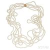 Freshwater Pearl Five-strand Necklace