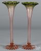 Pair of Venetian glass vases, 16 1/2'' h.