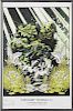 Yanick Paquette, pencil signed comic art, titled Swamp Thing #1, 17'' x 11''.