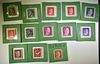 LOT OF 13 HITLER GERMAN EMPIRE STAMPS