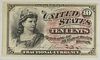 4TH ISSUE 10 CENT FRACTIONAL CURRENCY CH CU