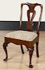 George II mahogany dining chair, ca. 1760.