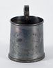 Philadelphia coin silver cup, 19th c., bearing the touch of R&W Wilson, inscribed Geo. W. Collier