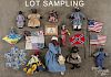 Approximately thirty-two contemporary Black Americana cloth dolls, tallest - 16''.