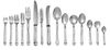 A French Silver Flatware Service, Christofle, Paris, 20th century, Aria pattern, comprising: 11 dinner knives 5 salad knives 5 b