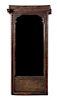 A Colonial Carved Hardwood Pier Mirror 53 x 24 inches.