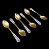 Russian 916 Silver Spoons