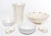 * A Group of Lenox Porcelain Articles Height of first 8 1/4 inches.