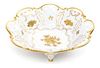 A Continental Porcelain Footed Center Bowl Diameter 10 7/8 inches.