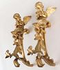 Pair of Late 19th C. French Bronze Wall Sconces