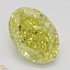 3.02 ct, Natural Fancy Intense Yellow Even Color, VVS1, Oval cut Diamond (GIA Graded), Appraised Value: $236,700 