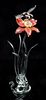 * An American Studio Glass Sculpture, Ronnie Hughes (b. 1954) Height 16 3/4 inches.