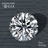 1.57 ct, D/VS1, Round cut GIA Graded Diamond. Appraised Value: $67,500 