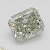 1.02 ct, Natural Fancy Gray Yellowish Green Even Color, VS2, Radiant cut Diamond (GIA Graded), Appraised Value: $27,500 