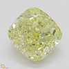 2.23 ct, Natural Fancy Yellow Even Color, SI1, Cushion cut Diamond (GIA Graded), Appraised Value: $42,300 