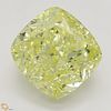 3.01 ct, Natural Fancy Yellow Even Color, VS1, Cushion cut Diamond (GIA Graded), Appraised Value: $84,800 