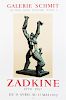 * After Ossip Zadkine, (Russian, 1890-1967), Exhibition Poster for Galerie Schmit