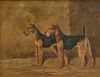 Painting of L.W. Lucas - Dogs